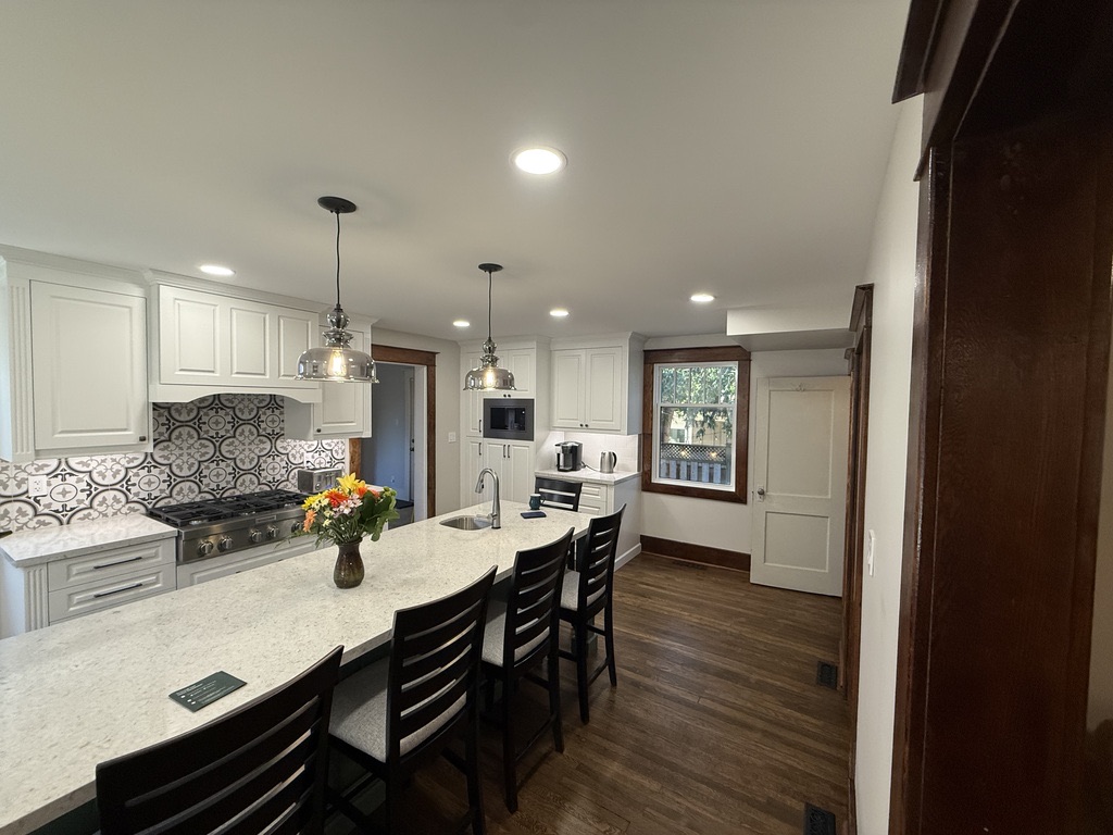 Kitchen renovation lighting by The Sparky